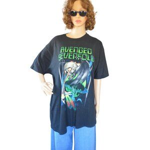 New Avenged Sevenfold A7X Flying Space Death Bast T Shirt Official Men Size XL